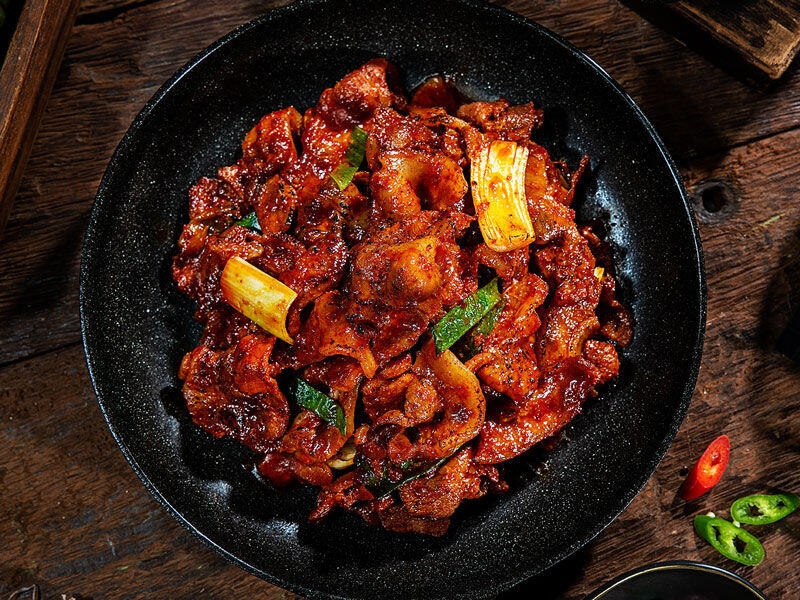 STIR-FRIED SPICY PORK