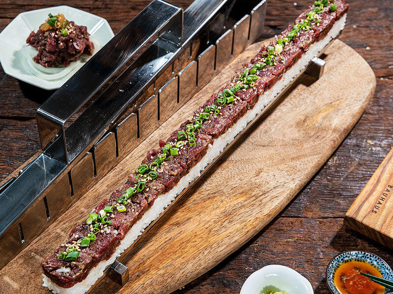 Beef Tartare Sushi