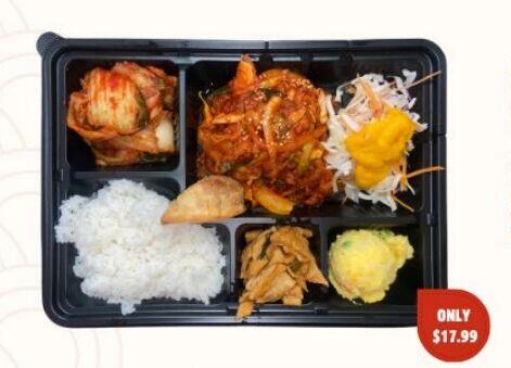 Spicy Pork Bento